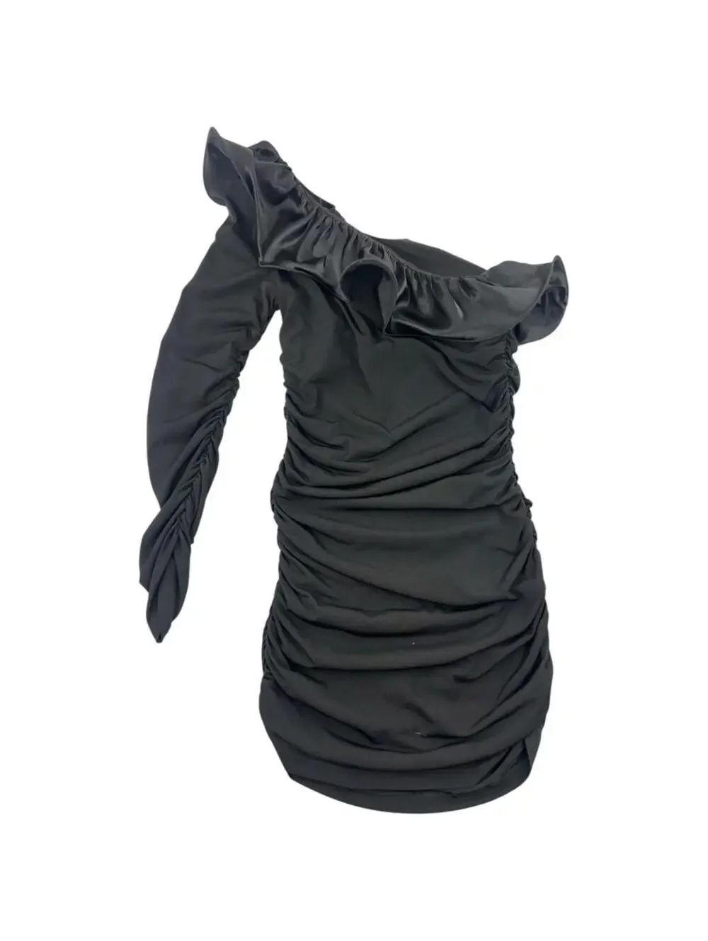 Y2K Arden B. Ruffled‎ One Shoulder Mini Dress